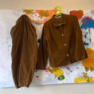 Petite Vilains Boys Corduroy suit set in size 6/7